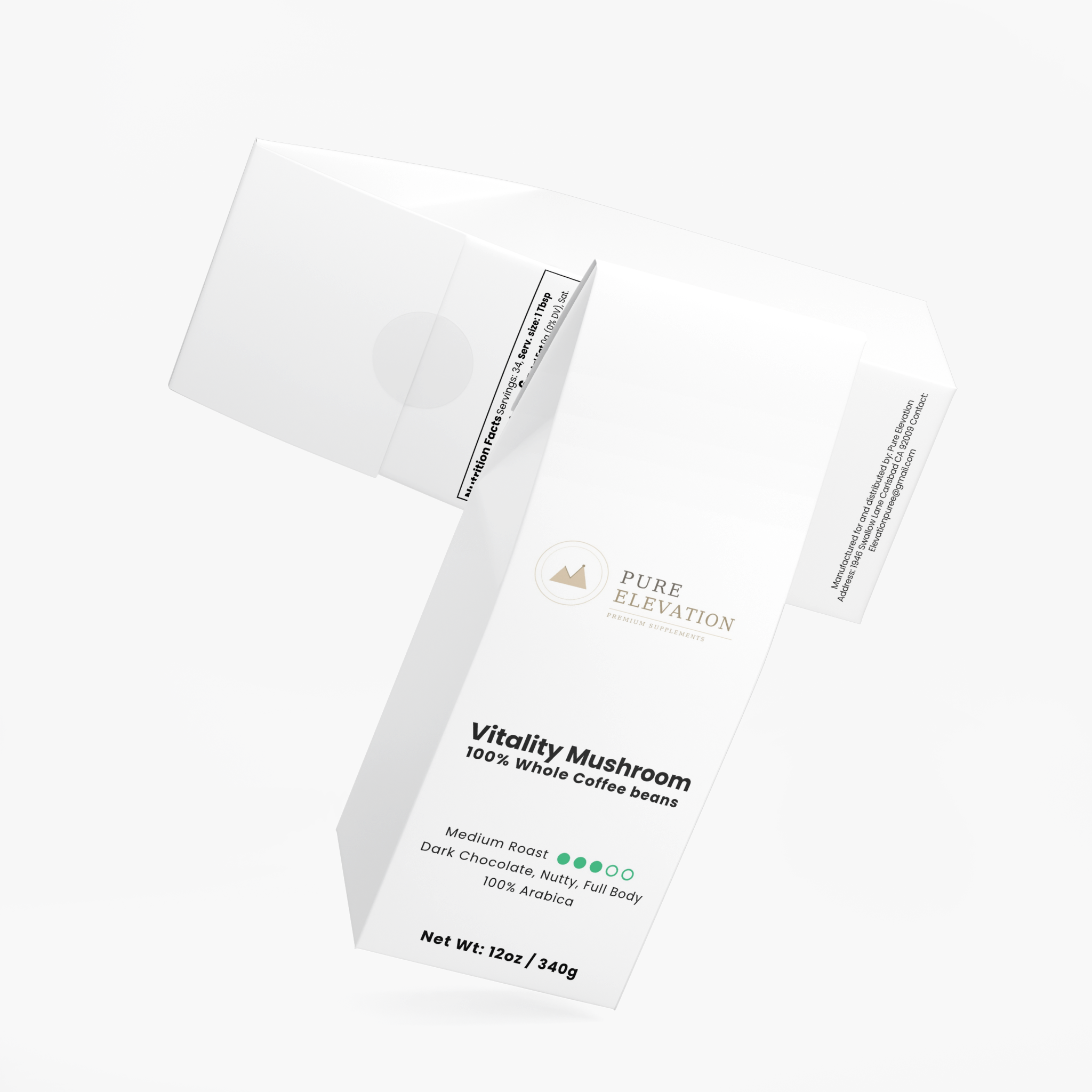 Vitality Mushroom Coffee (Medium Roast)